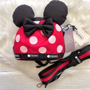 New LeSportsac x Disney100 Anniversary Collection Minnie Mouse Small Crossbo…
